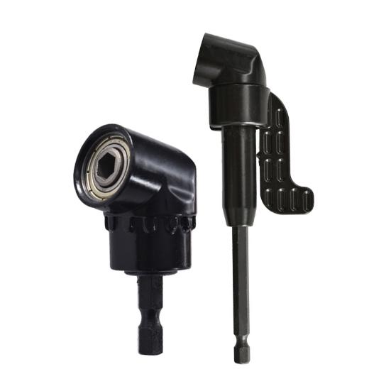 105-Degree Right Angle Drill Adapter Rustproof Corrosion Resistant Multi-function Right Angle Head Drill Driver Extension Bits Set