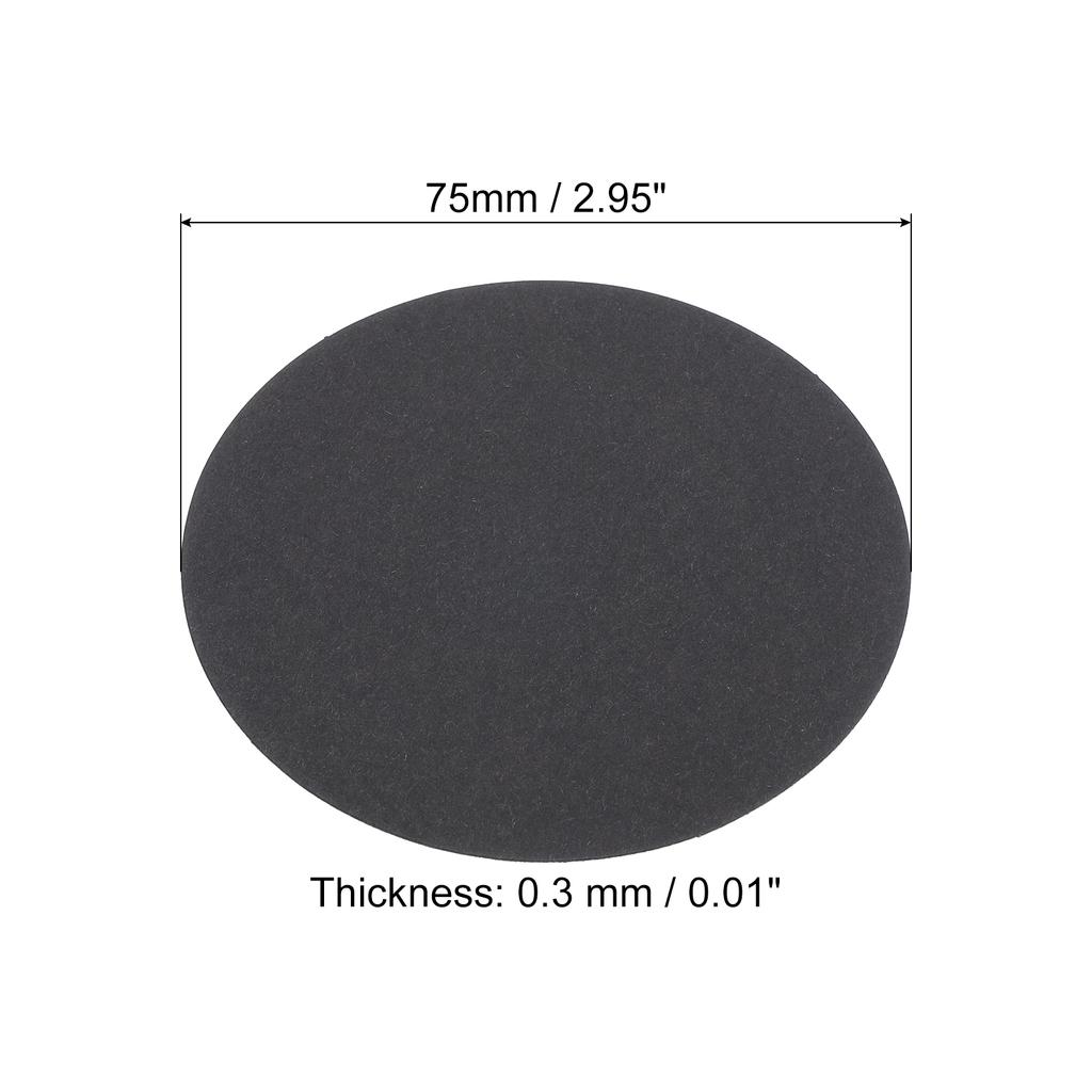 50Pcs 0.3mm Thick Round Cardboard Paper Blank Disc Circles Slices for Party Decorations DIY Craft Arts Drawing Painting Writing