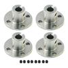 Power Tools Flange Coupling 4pcs 6mm Inner Diameter