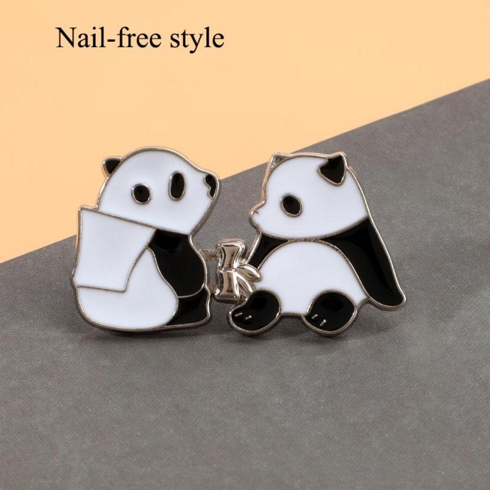 Cartoon Animals Jeans Buttons Replacement Pants Pins Portable No-Sewing Metal Button