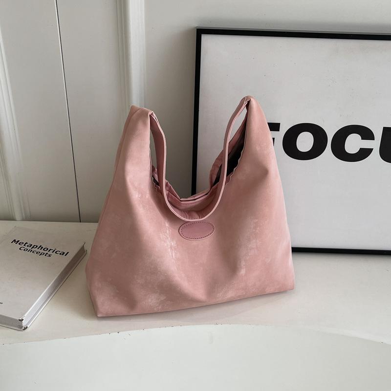 Простая повседневная модная сумка для женщин, популярная новая летняя сумка на одно плечо, сумка подмышкой, большая вместительная сумка-тоут