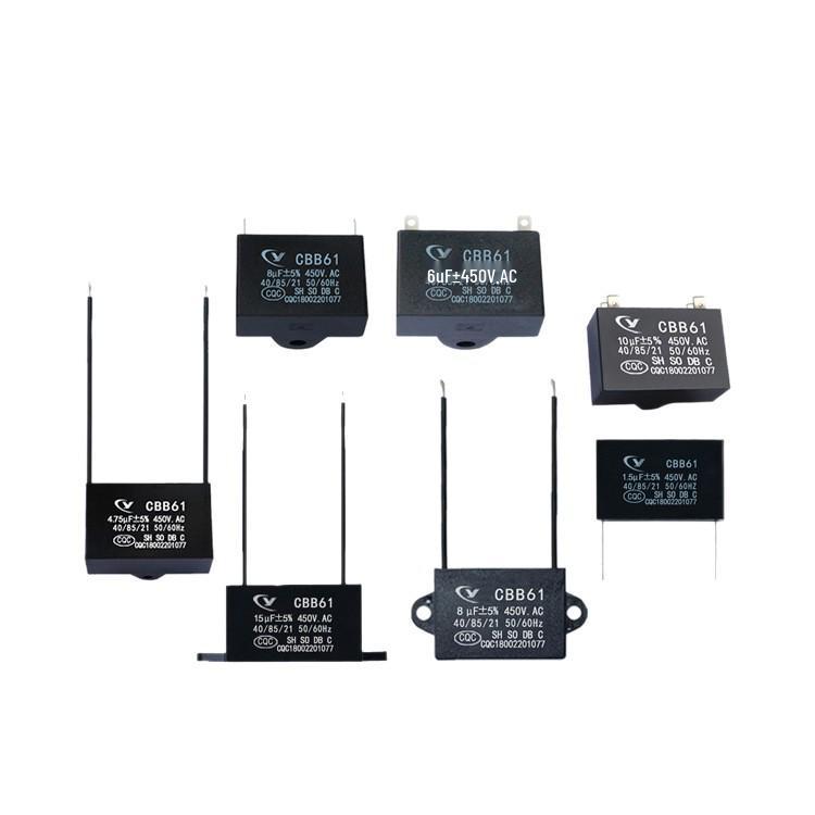 Air Conditioner CBB61 Capacitor 1.5uF-30uF/250V for AC Filtering