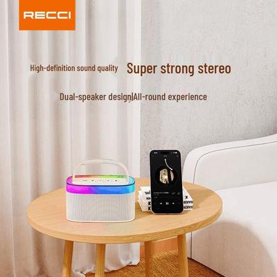 Recci RSK-W40 Портативная Bluetooth-колонка с динамической подсветкой (Китайская версия)