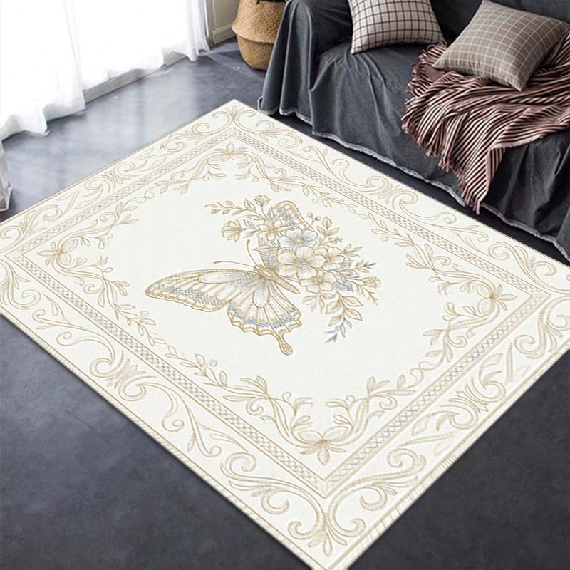 2025 New Butterfly Decoration Carpet Rug for Living Room Bedroom Home Sofa Decoration,Kids play Non-slip Floor Mat37