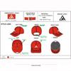 Factory  Custom Logo 5-Panel Mesh Baseball Cap Curved Ethnic Leaf Casual for Adults Children for Travel Advertising