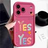 Красочный чехол-буква на удачу для iPhone 17 Pro Max 17e 16e Ударопрочный силиконовый мягкий бампер для iPhone 16 15 14 13 Pro Max 11