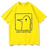 Футболка Oyasumi Punpun Мужская Женская Харадзюку Эстетичная Уличная Одежда Графическая Футболка Унисекс Аниме Манга Мультфильм Винтажная Песочная Футболка Топы