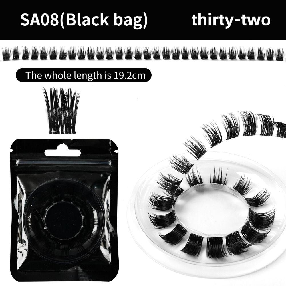 Mink-like Hair Fluffy False Eyelashes Eye Elongated 3D Eye Lashes Segmented Eye Eyelashes Ladies