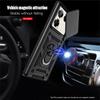 KEYSION Ударопрочный чехол для Infinix Note 40 Pro+ 5G Slide Camera Protection Metal Ring Stand Phone Cover для Infinix Note 40 4G