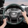 Подходит для Dodge Дышащая Кожаная Накладка на Руль с Отверстиями Сегментированная Конструкция Быстрого Крепления Нескользящая и Прочная Challenger Journey Charger