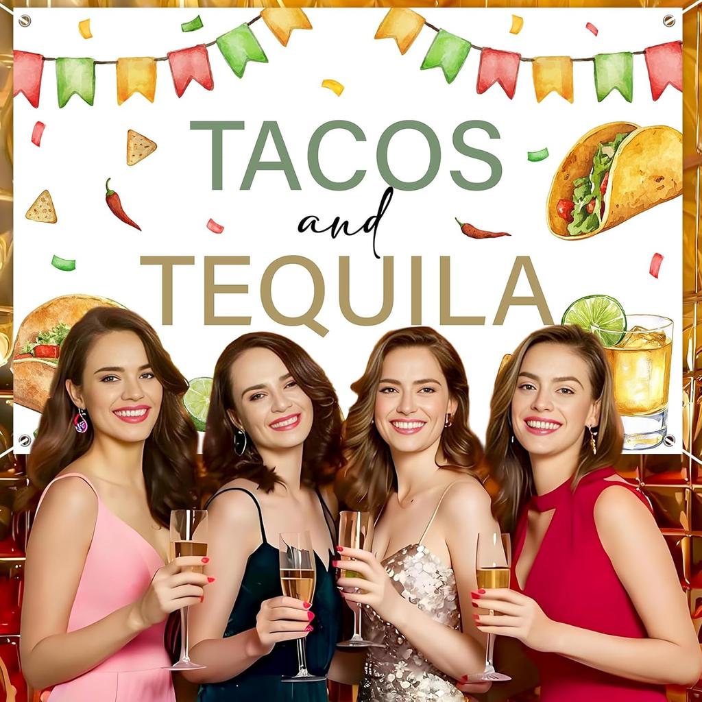 Kreatwow Декорация для вечеринки Тако и Текила Фон 4,92 * 3,28 фута Вечеринка Taco Tuesdays Декорация для тако-бара Cinco De Mayo Коктейль Текила