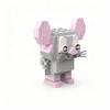 200 шт. MOC Лингвини Реми Brickheadz Модель Строительные Блоки Конструктор Рождественские Подарки DIY Креативная Идея Образование Сборка