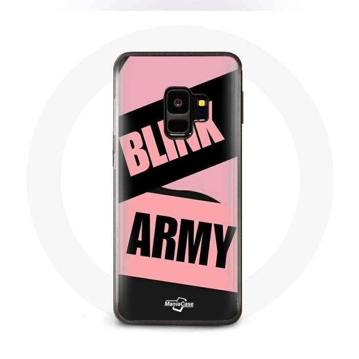 Case for Samsung Galaxy S9 BTS ARMY And Blackpink Blink Pink Black