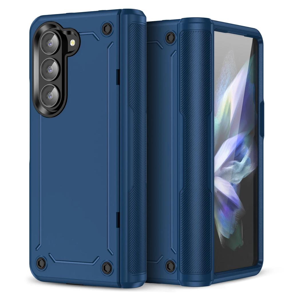 Прочный противоударный чехол Z Fold 5 6 5G для Samsung Galaxy Z Fold 6 5 fold6 Fold5 Двухслойный шарнирный чехол для телефона Funda Cases