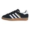 adidas Кроссовки Gazelle Indoor J Черный Белый Резина Детские Кроссовки Основной Черный Облачно-Белый JQ8701