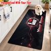 Linkin Park Custom Name Flannel Rug Kitchen Mat Non Slip Floor Carpet Personalized Home Decor