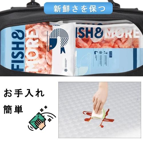 PARTI FISH Soft Cooler Bag, 12L Medium Capacity, Eco-Friendly, Stylish Lunch Bag, Shopping Bag, Tote or Shoulder Bag, Lightweight, Strong Cooling Powe