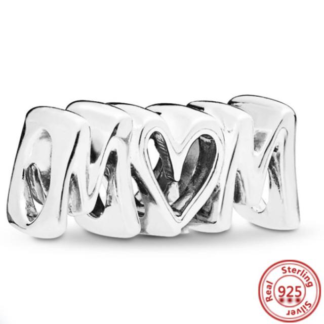 925 Silver Animal Character Love Series Clip Beads Pendant Fit Original  Charm Accessories Bracelet for Women DIY Jewelry