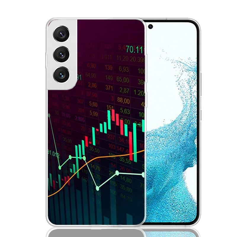 Чехол для телефона Торговля Инвестиции Форекс Фондовый рынок Для Samsung Galaxy S26 S25 Edge S24 S23 FE S22 Ultra S21 Plus S20 + Fundas Чехол