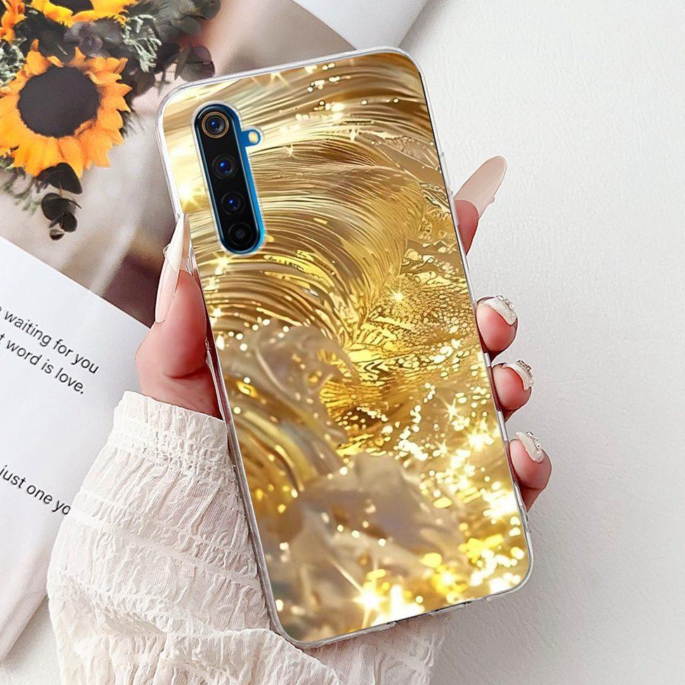 6.6" For Realme 6Pro RMX2061 RMX2063 Back Cover For Realme 6 Pro Case Clear Luxury Fashion Cute Cat Cool Funny Soft TPU Bumper
