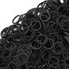 Rubber Bands mini 2000pcs rubber band black 0.5inch small Rubber Band Mini Soft Elastic Bands for Braids Diameter 13mm rubber bands for Office