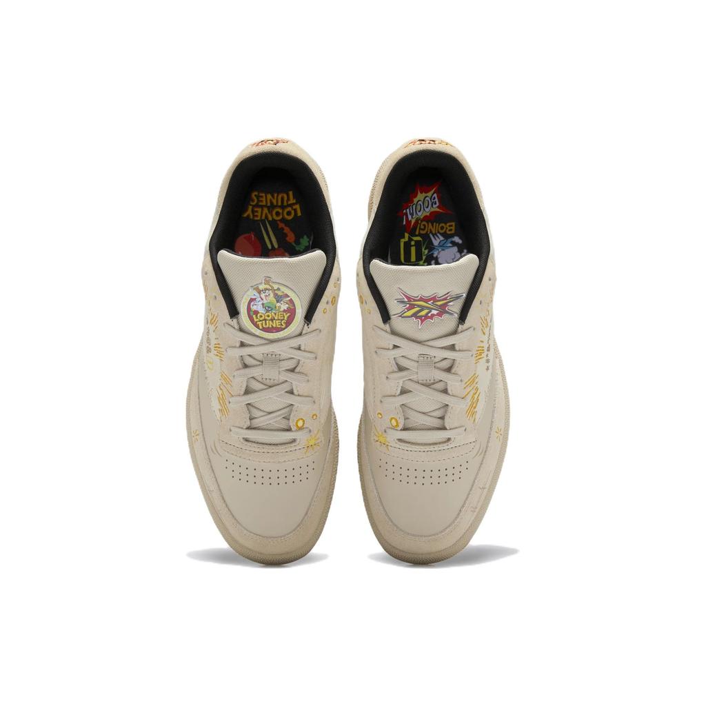 Кроссовки унисекс Looney Tunes x Reebok Club C 85 Props Песочный Камень Основной Черный GY4779