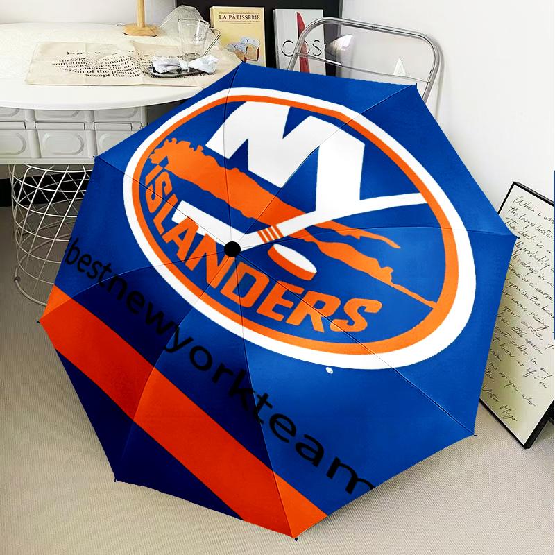 Ny Islanders Pride Umbrella Folding umbrella, automatic umbrella 8-Frame for Travel, camping Use Gift for Halloween Christmas
