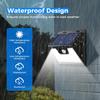 Outdoor Waterproof Solar Lights [12 Pack/140 LEDs], 3 Lighting Modes, Solar Motion Sensor Super Bright Yard Security Lights