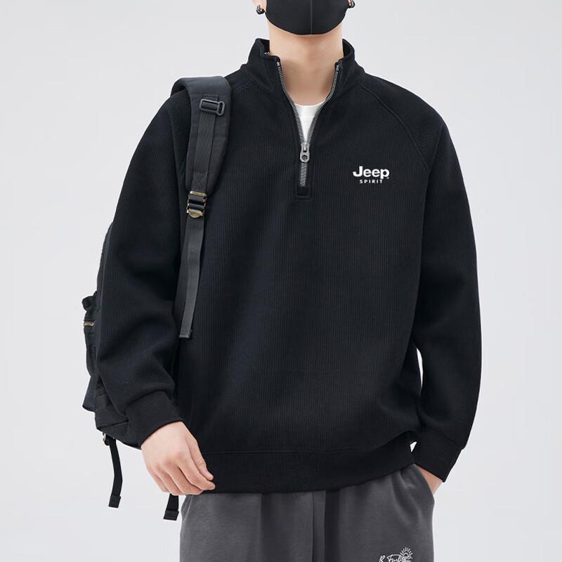 Мужской повседневный свитшот с полувысоким воротником JEEP SPIRIT