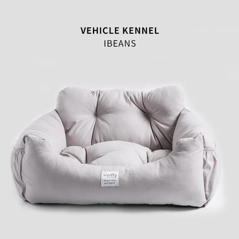 Автомобильное сиденье для собак-кровать, дорожные автомобильные сиденья для собак для маленьких и средних собак, переднее/заднее сиденье для дома/автомобиля, переноска для домашних животных, чехол для кровати, кровать для собаки