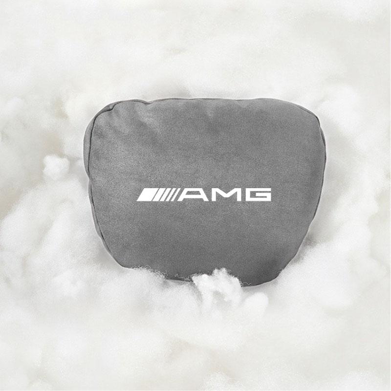 For Mercedes Benz W205 W177 W212 W213 W221 W220 W176 ML GT AMG Car Headrest Neck Support Seat Lumbar Cushion Soft Neck Pillow BB1