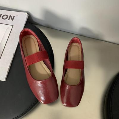 Модные балетки с квадратным носком для женщин, обувь для балета, элегантные лоферы, обувь 2025, весенний новый тренд, дизайнерская, мягкая, для платья, женская обувь