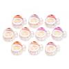 10pcs Christmas Series Acrylic Beads Santa Bell Christmas Socks Loose Beads For DIY Handmade Charm Bracelet Earring Jewelry Gift