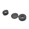 100 Pieces Small Plastic Shutter Screw Caps Black Fold Screw Snap Covers  Covering Screw Heads