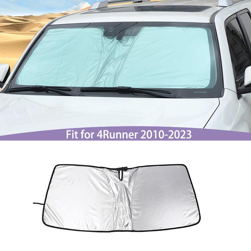 Car Windshield Sunshade Window Shade Foldable Sun Visor Cover Fit for 4Runner 2010-2023 Car Interior Accessories