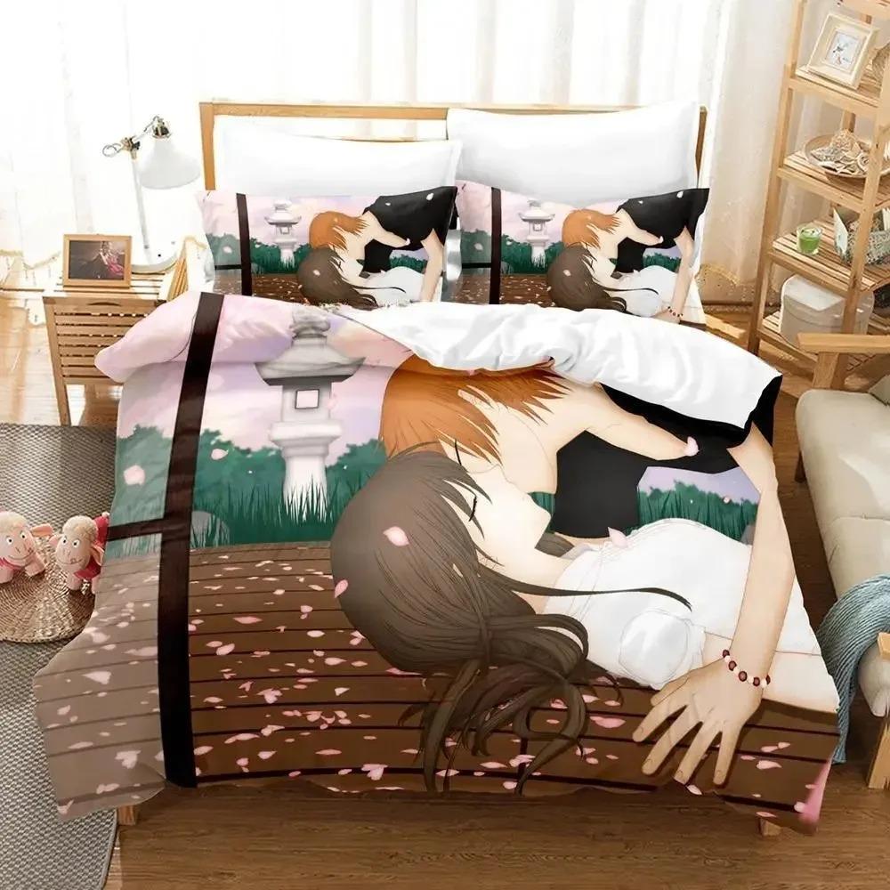 3D Print Anime Personality Fruits Basket Bedding Set Single Twin Full Queen King Size Bed Set Adult Kid Bedroom Duvet Cover Sets