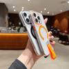For MagSafe Magnetic HD Clear Grip Ring Case For iPhone 16 15 14 Plus 13 12 Pro Max Wrist Strap Lanyard Wireless Charge Cover