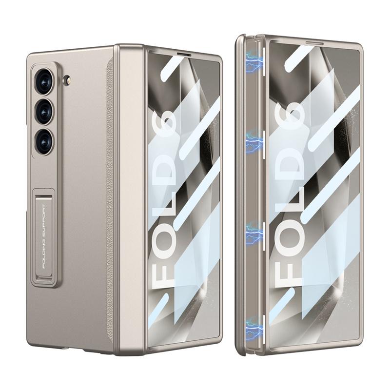 Магнитный чехол-книжка 360° со встроенной рамкой для экрана для Samsung Galaxy Z Fold 7 6 5 4 3 5G, противоударный чехол