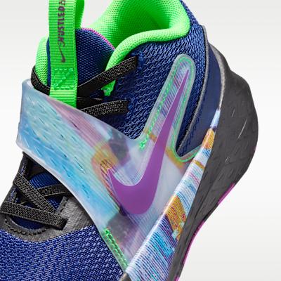 Nike Team Hustle D 12 Blue Void Green Strike Vivid Purple (PS)