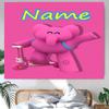 Personalized Pocoyo Background Tapestry,Custom Name Birthday Party,Multifunctional Wall Decoration for Home Decor,Various Occasions