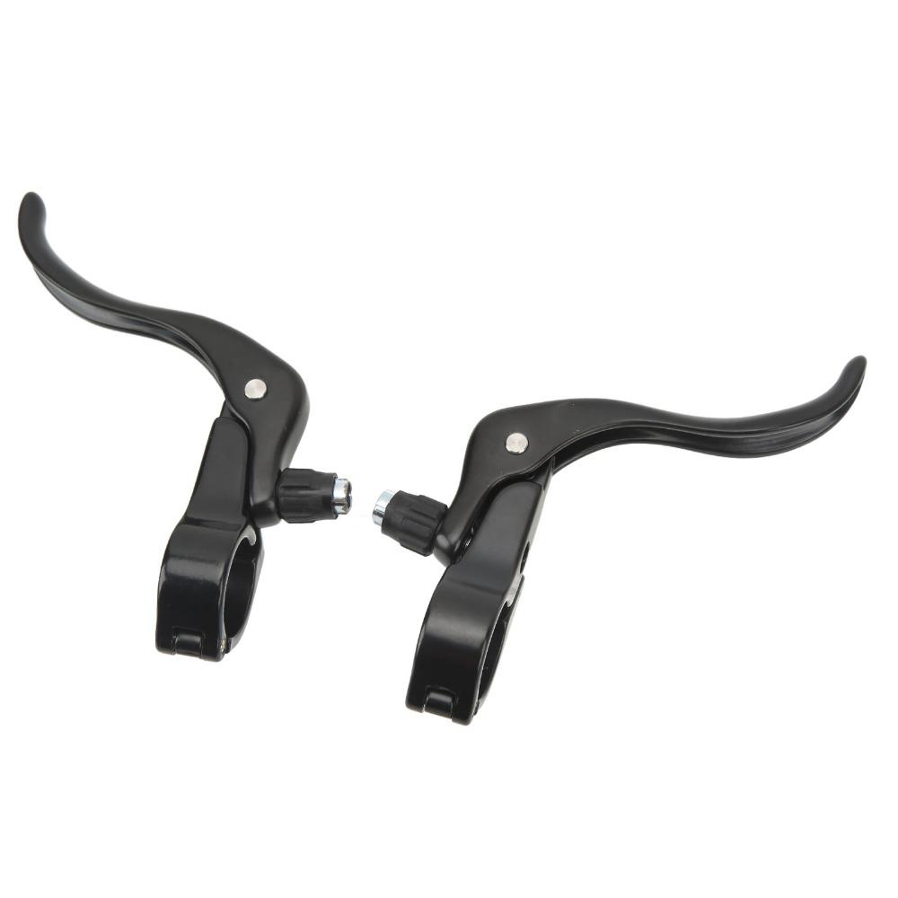 1 Pair Ergonomic Bike Brake Lever Aluminum Alloy Bike Brake Level Handles Stable Braking