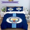 3pcs Football Team (32) Design Cover Set - HD Printed Bedding with 1 Cover and 2 Pillowcases - Perfect for Home and Dorm Decor