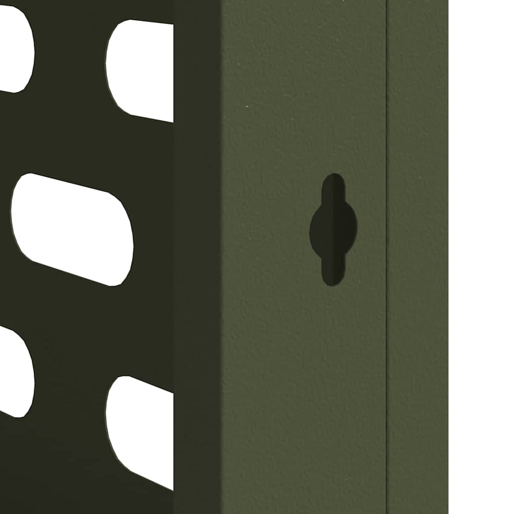 Air Conditioner Cover Olive Green 90 x 40 x 60 cm Steel