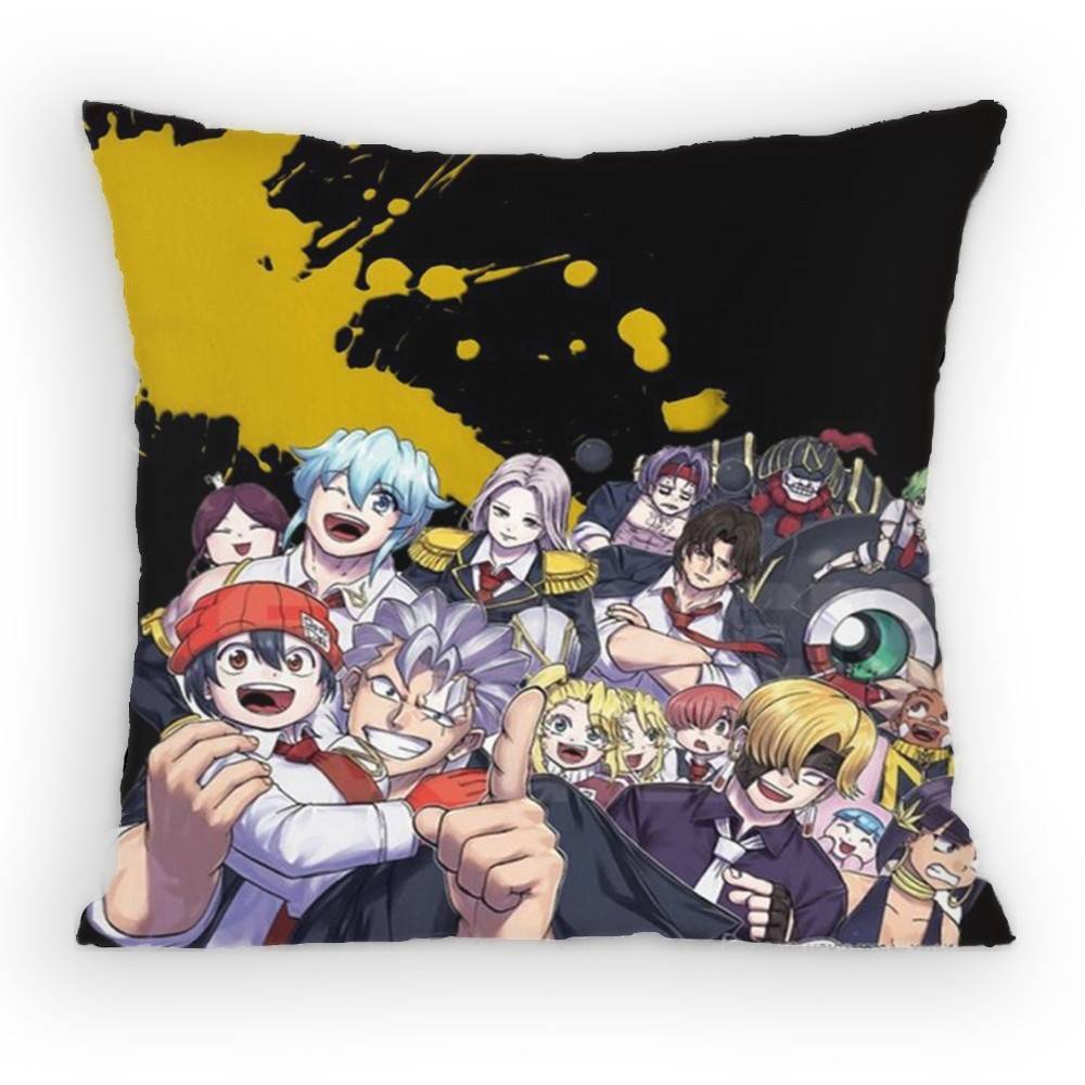 Anime Undead Unluck Andy Pillow Case Antidustmite Pillowcase Invisible zipper silky Sofa cushion cover for bedroom