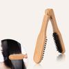1Pcs Professional Hair Straightener Bristle Straight Hair Double Brush V-Shaped Comb Clip Does Not Hurt Styling Tools Diy Home