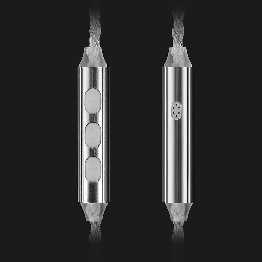 3,5 мм/Type-C Кабель для наушников 8 жил Посеребренный Плетеный Кабель для наушников Штекер 2Pin 0,78 мм Замена Кабеля для наушников