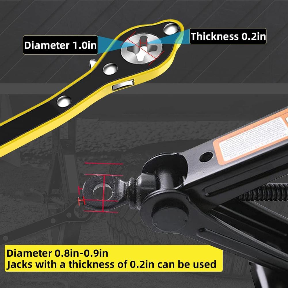 Автомобильный домкрат с храповым механизмом, гаечный ключ для гаража, колесный ключ, ручка, ножницы, экономящие труд для небольших автомобилей, внедорожников, фургонов