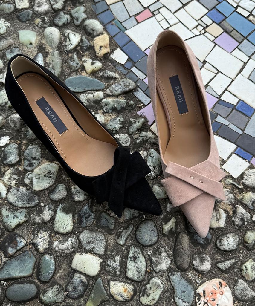 Leah Cherry Pumps Suede _3 Colors