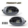 2 шт. Сборка противотуманных фар Для Honda Accord 2008- 2013 Подходит для Civic 2009-2015 Для Jazz Fit 2012-2014 Противотуманные фары Дополнительные фары