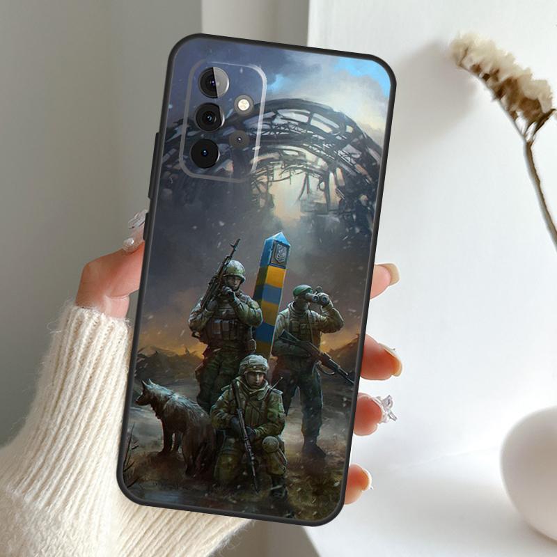 Чехол с украинским флагом для Samsung Galaxy A55 A15 A35 A56 A06 A16 A26 A36 A32 A52 A13 A33 A53 A14 A34 A54 A17